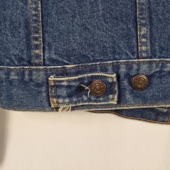 Vintage 80's Levi's Trucker Jacket III - Size 40 - Picture 11 of 16